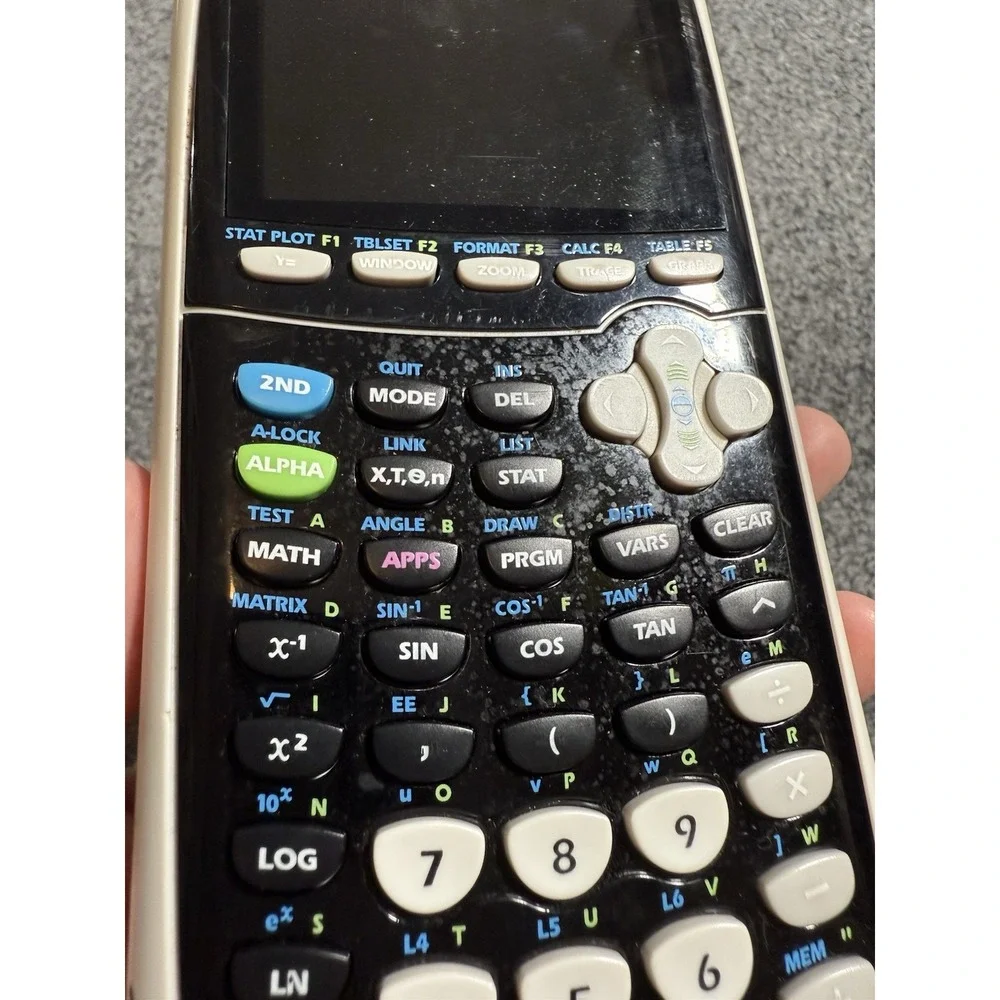 Texas‎ Instruments TI-84 Plus C Silver Edition Graphing Calculator No Power Cord